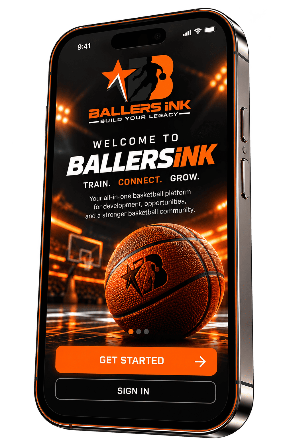 BALLERSINK welcome app preview